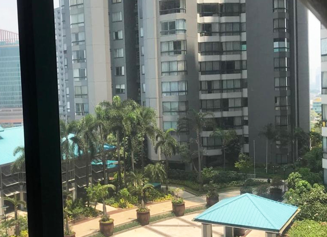 Taman Anggrek Condominium 2 Bed, Semi Furnished, Low Floor, Pool View