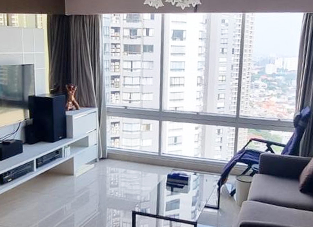 Dijual Taman Anggrek Condominium, Fully Furnished, 2 Bedroom 88sqm, City View
