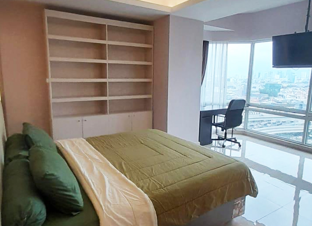 Disewa 175jt perTahun 3 Bedroom, Fully Furnished, Low Floor, Taman Anggrek Condominium