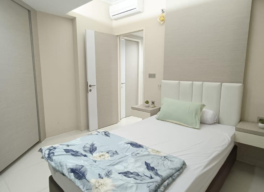 Disewa 125jt/thn Fully Furnished, Taman Anggrek Condominium 2 Bed, Middle Floor