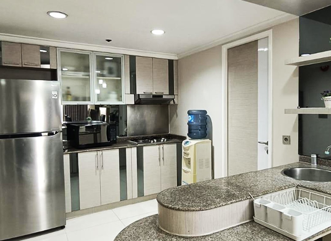 Disewa 125jt/thn Fully Furnished, Taman Anggrek Condominium 2 Bed, Middle Floor