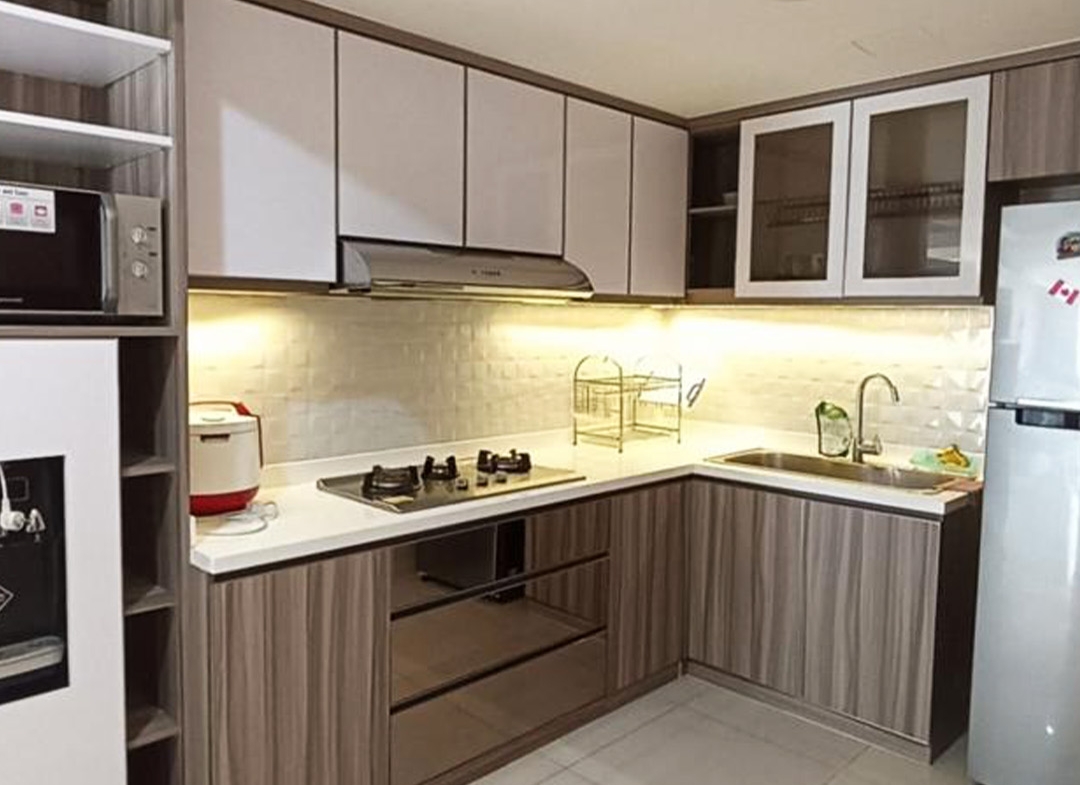 Disewa Fully Furnished 130jt perTahun, Corner Unit, Taman Anggrek Condominium