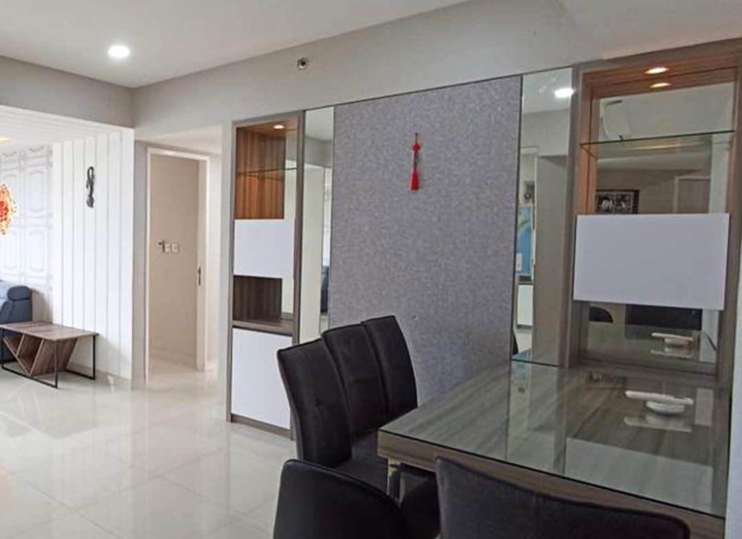 Disewa Fully Furnished 130jt perTahun, Corner Unit, Taman Anggrek Condominium