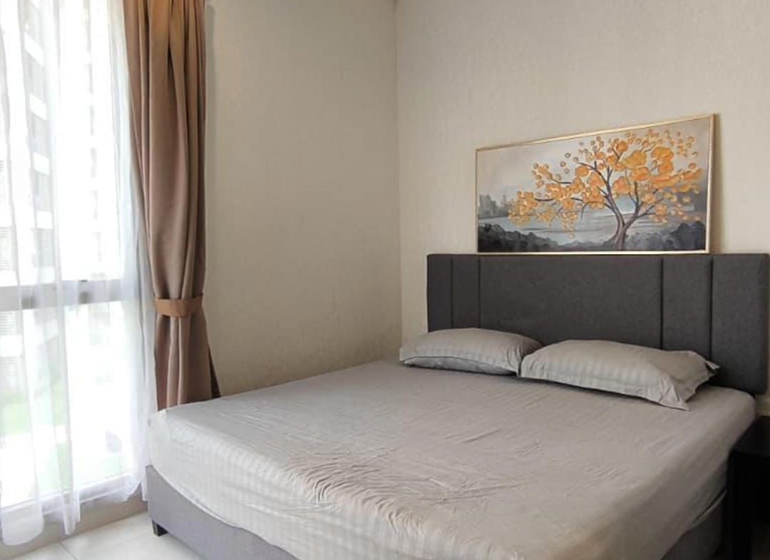 Disewa 95 perTahun, Taman Anggrek Residences Fully Furnished, 3 Bedroom 65sqm, Low Floor
