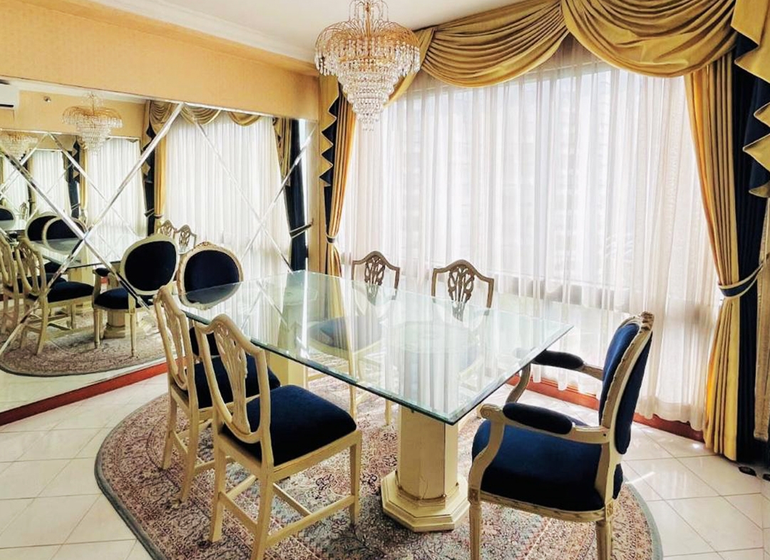 Combined Unit Fully Furnished, 3 Bedroom, Garden View. Taman Anggrek Condominium