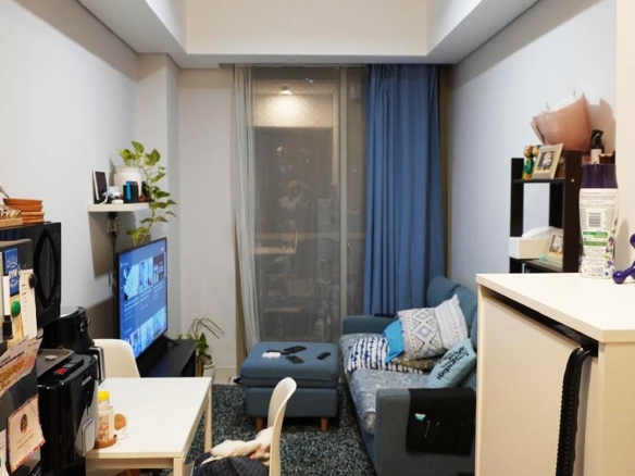 Dijual 1.3M, Fully Furnished 2 Bedroom 50m2, Taman Anggrek Residences