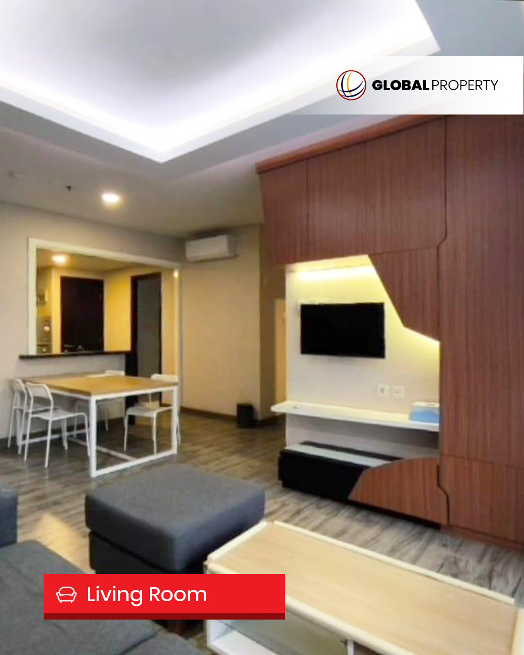 Disewa 145jt pertahun, Apartemen Central Park Residences, Fully Furnished, 2 Bedroom