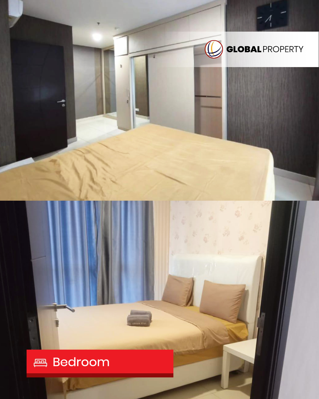 Dijual 2.6 milyar, Apartemen Central Park Residences, Fully Furnished 2 Bedroom