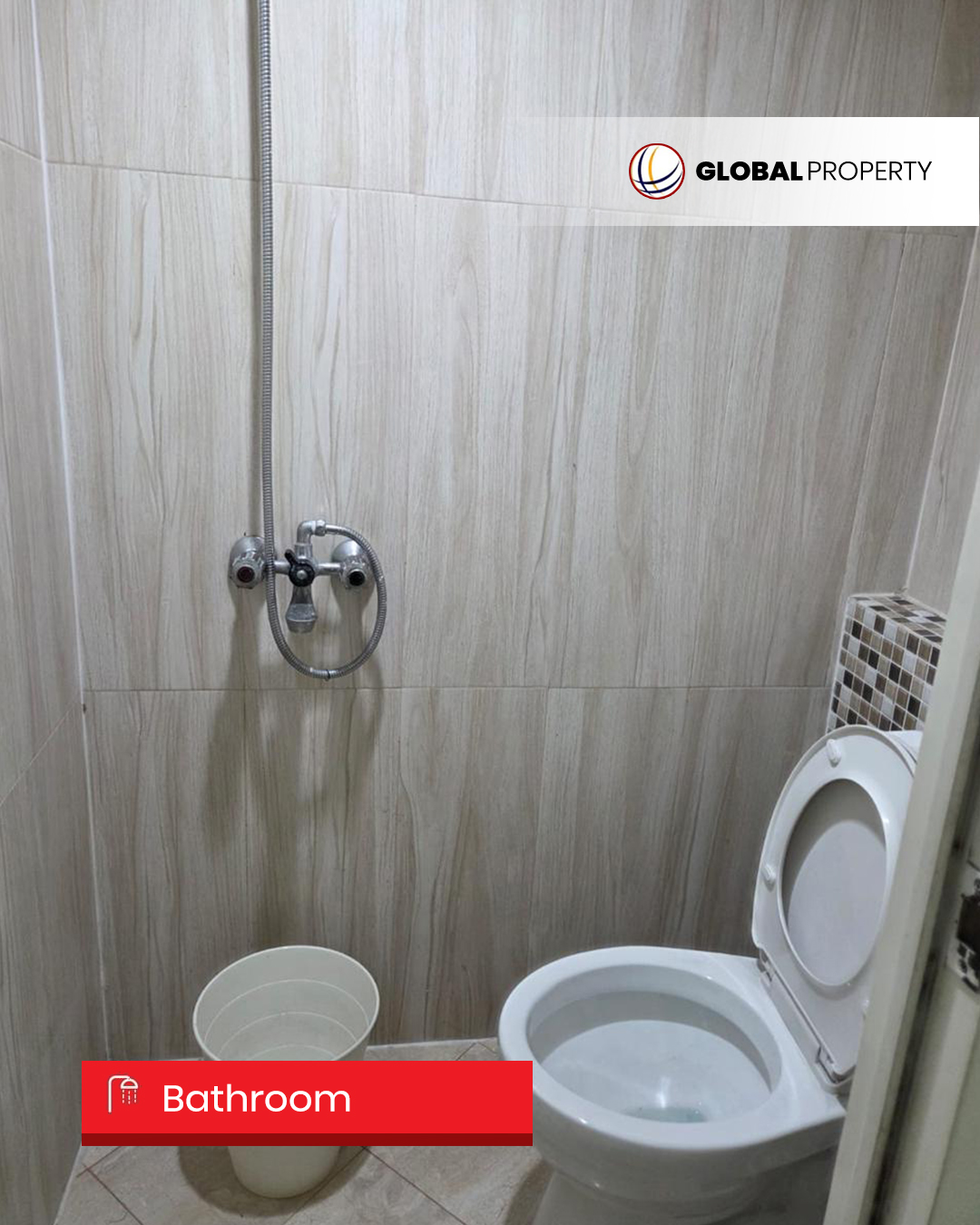 Bathroom1 Dijual 1.9 milyar, Fully Furnished 2 Bedroom, High Floor, Taman Anggrek Condominium