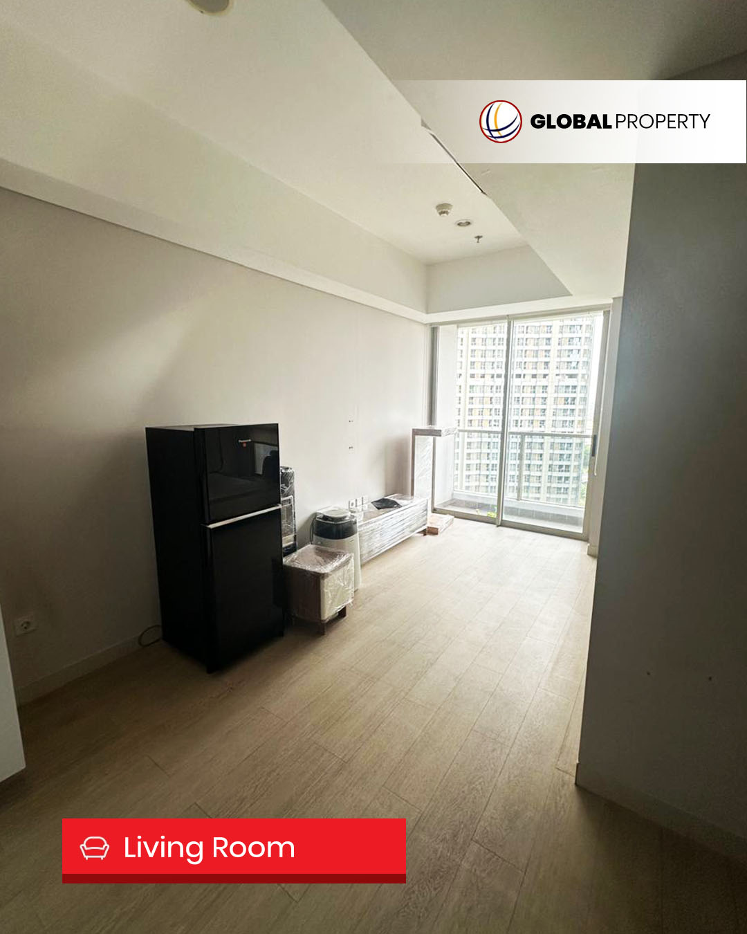 living room Dijual 1 milyar, Taman Anggrek Residences 1 Bedroom, Semi Furnished, Pool View