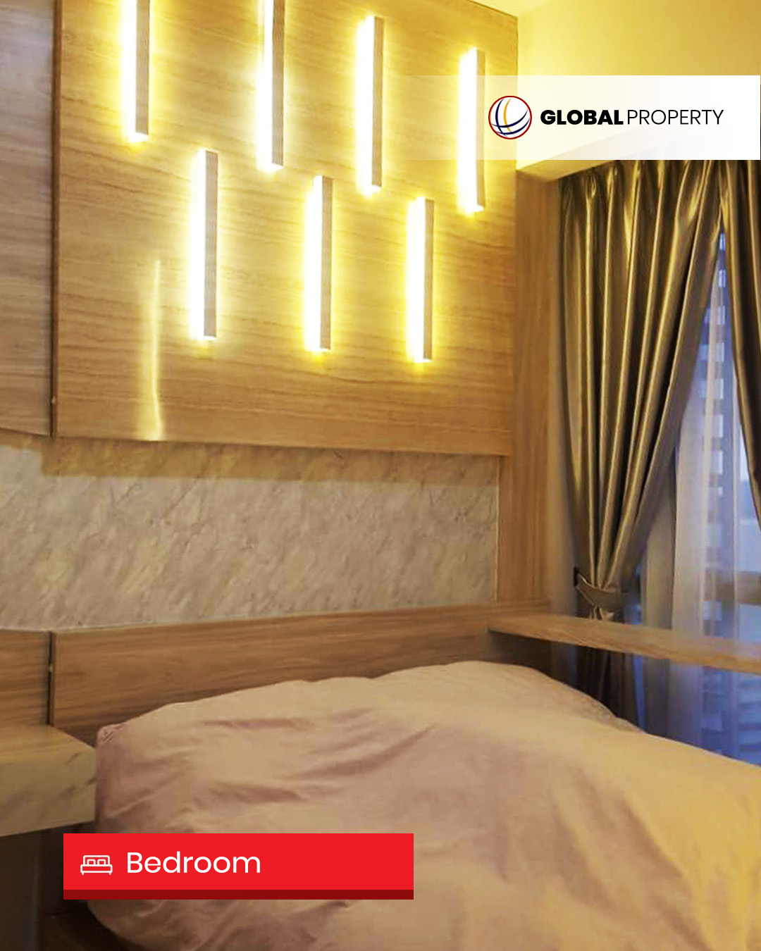 2 Bedrooms Disewa 80jt pertahun, Taman Anggrek Residences, 1 Bedroom, Fully Furnished