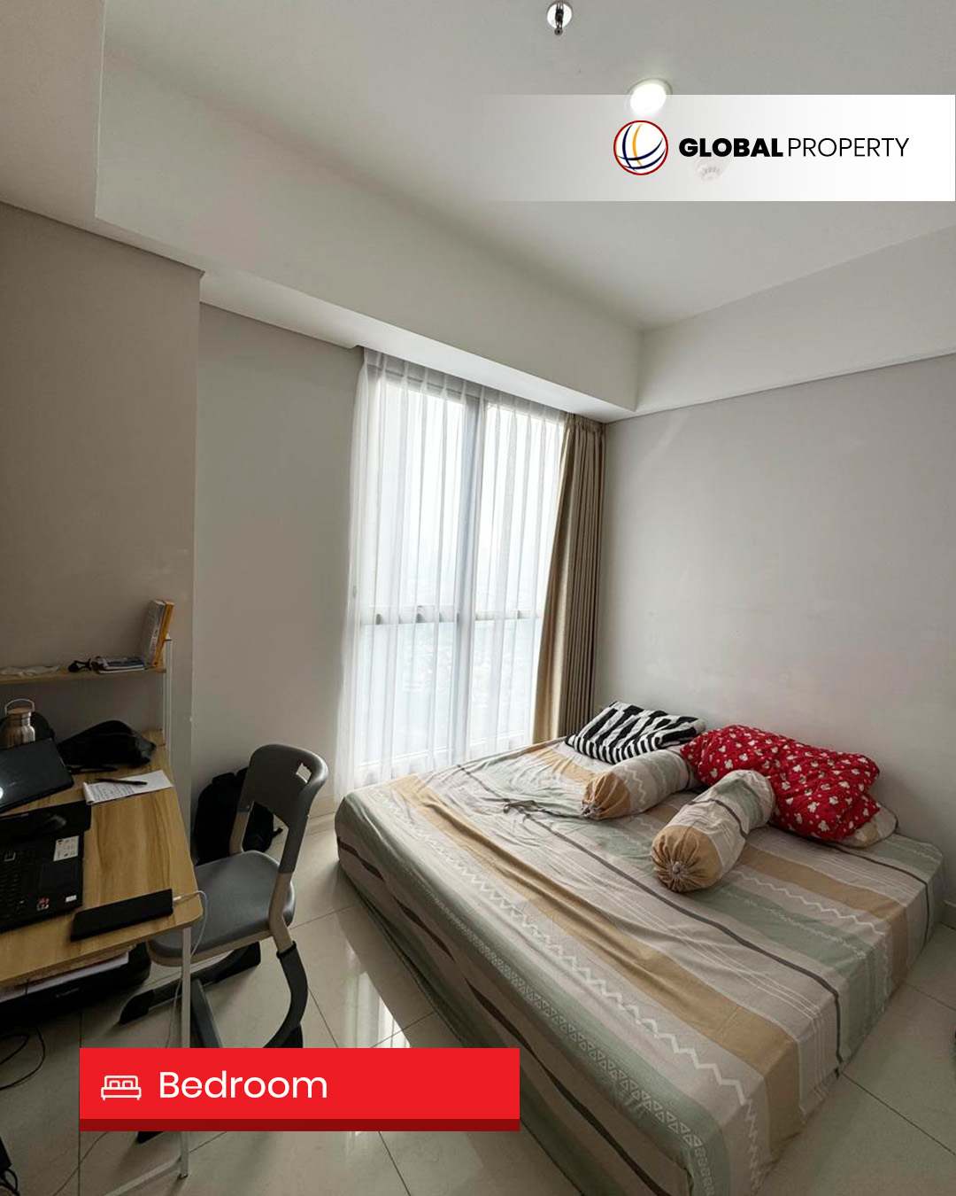 Dijual 1.250mil, Fully Furnished, 2 Bedroom 50m2, Taman Anggrek Residences