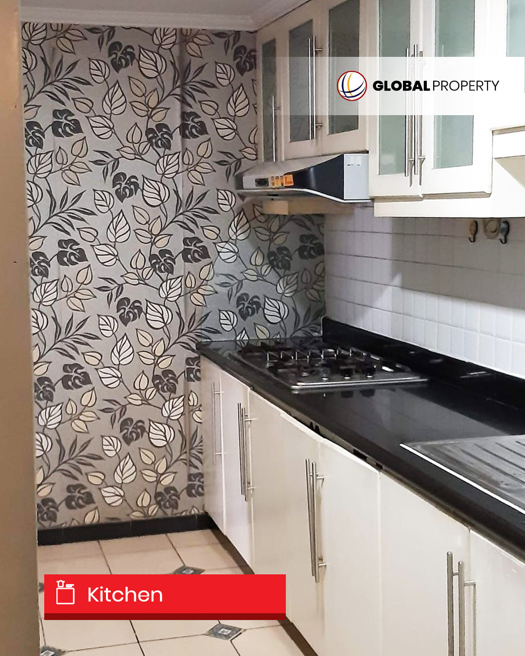 3 Kitchen set Dijual 2.3M, 3 Bedroom, Taman Anggrek Condominium Fully Furnished, Pool View
