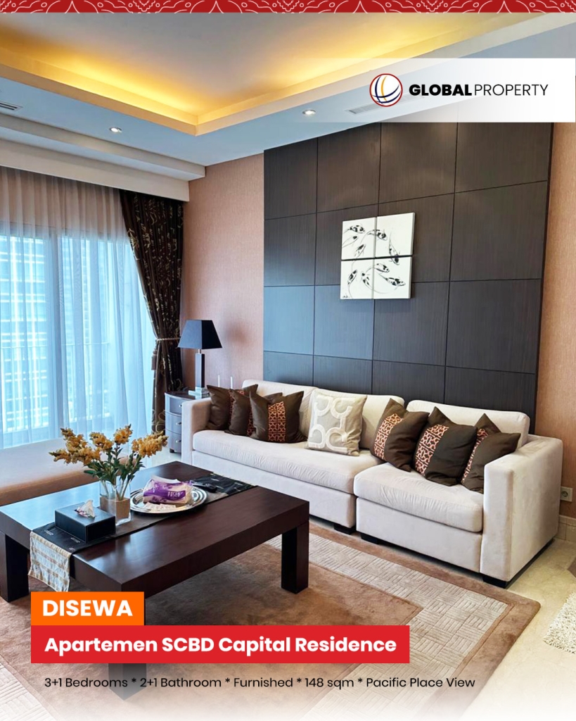 For Rent 3 + 1 Bedrooms Luxurious Apartment at SCBD Capital Residence