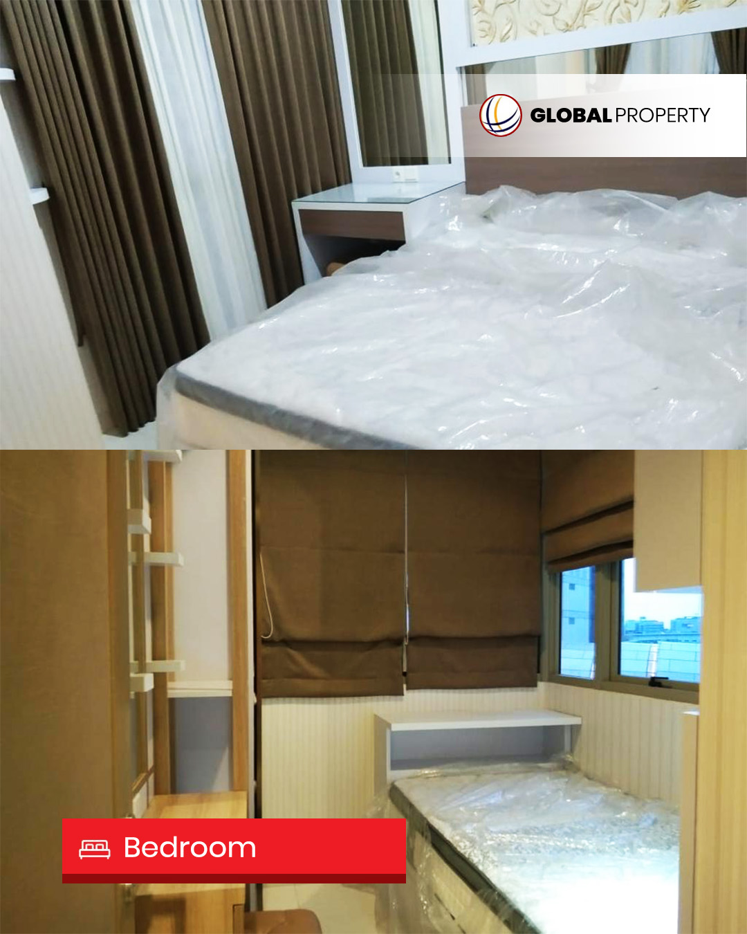2 Bedrooms Dijual 1.45milyar, 2 Bedroom, Fully Furnished, Low Floor, Taman Anggrek Residences