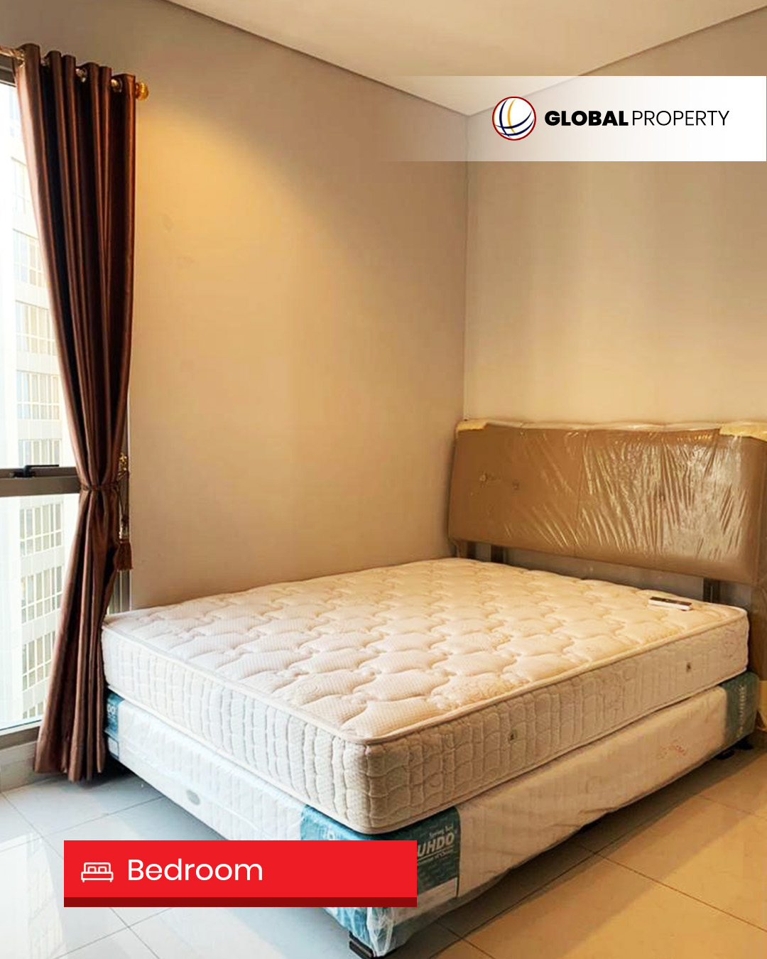2 Bedrooms2 Disewa 105jt pertahun, Fully Furnished 3 Bedroom 65m2, High Floor, Taman Anggrek Residences
