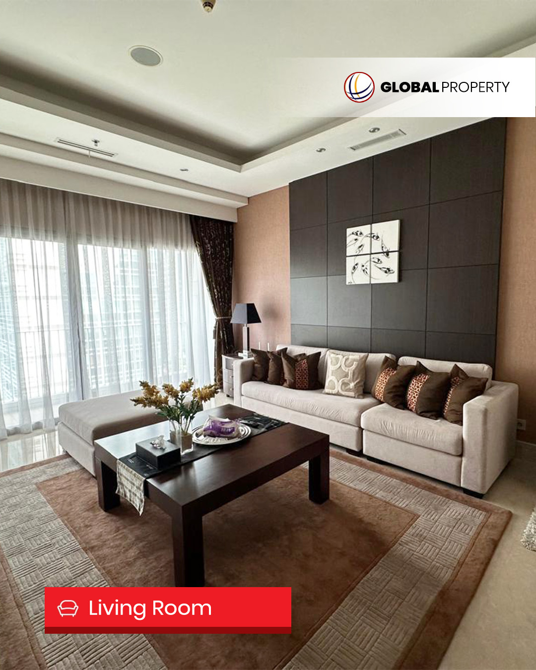 For Rent 3 + 1 Bedrooms Luxurious Apartment at SCBD Capital Residence
