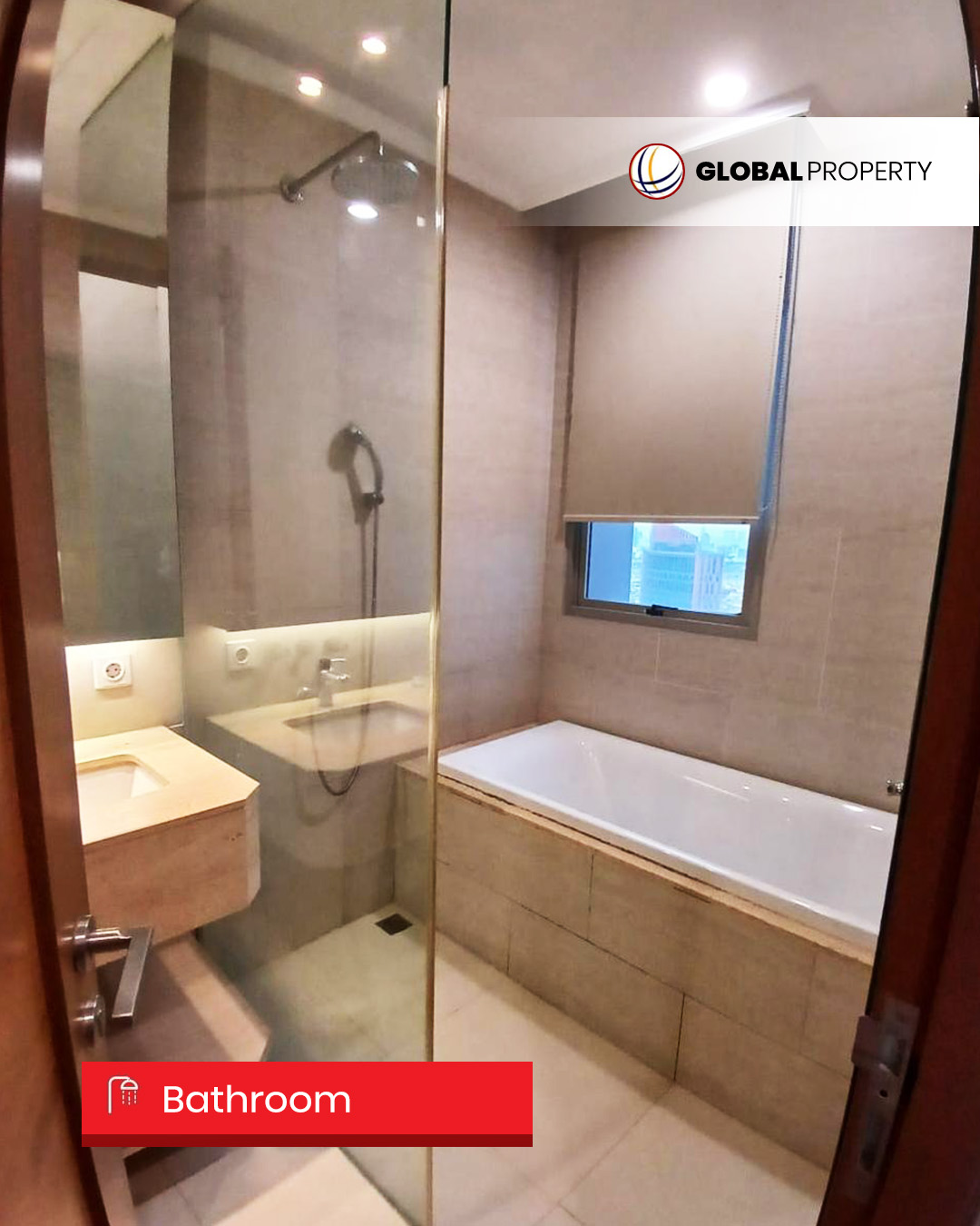 Bathroom Termurah, Disewa 175jt pertahun, Fully Furnished, 3 Bedroom, Taman Anggrek Residences