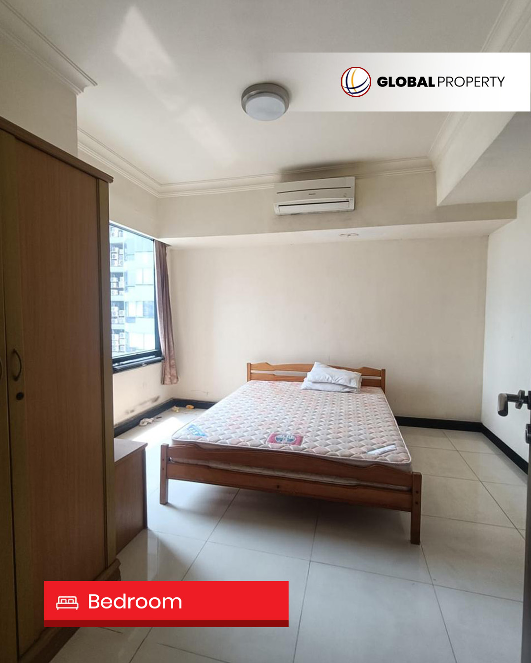Bedrooms Dijual 2.2M, Fully Furnished 3 Bedrooms, Middle Floor, Taman Anggrek Condominium