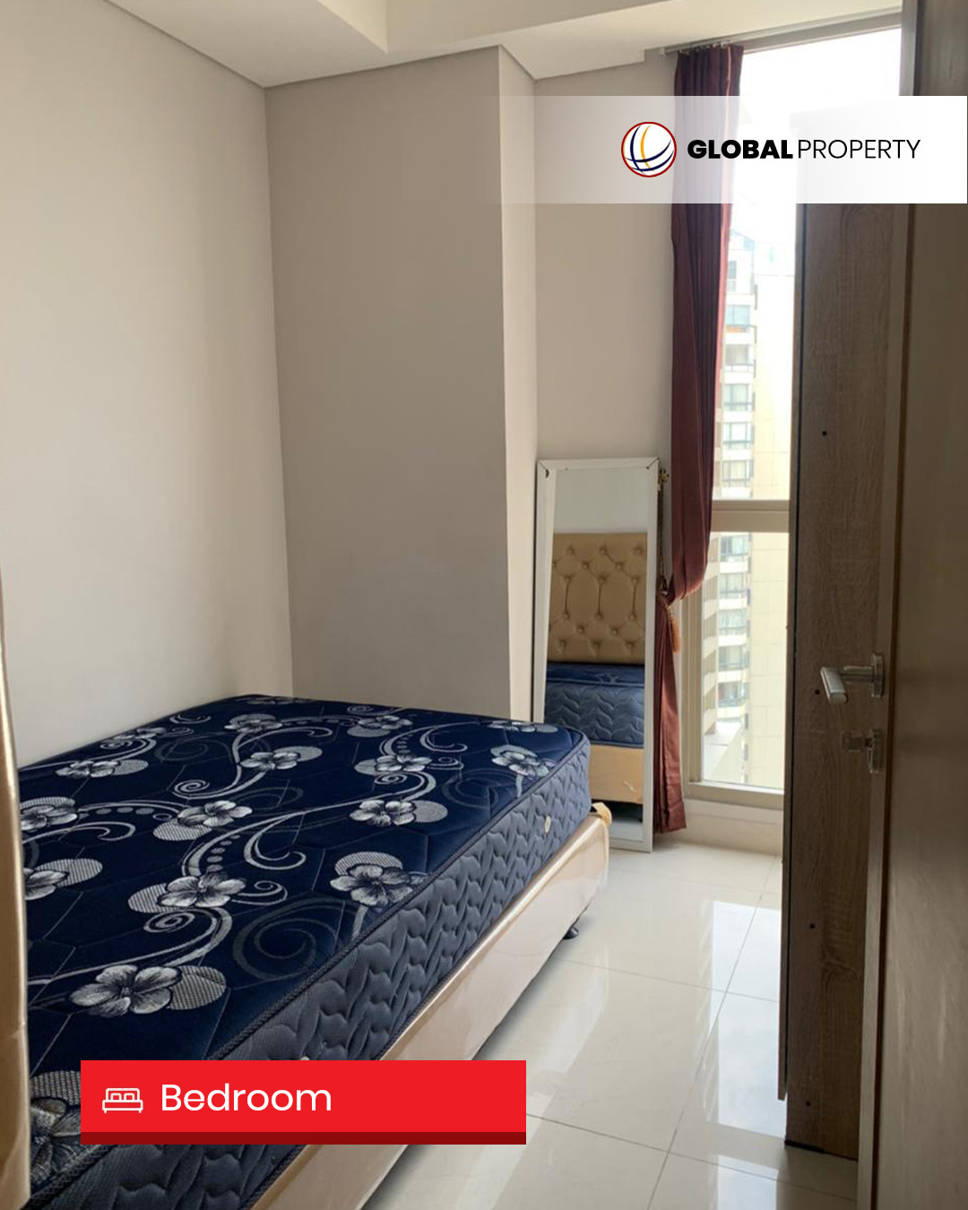 Bedrooms1 Disewa 105jt pertahun, Fully Furnished 3 Bedroom 65m2, High Floor, Taman Anggrek Residences