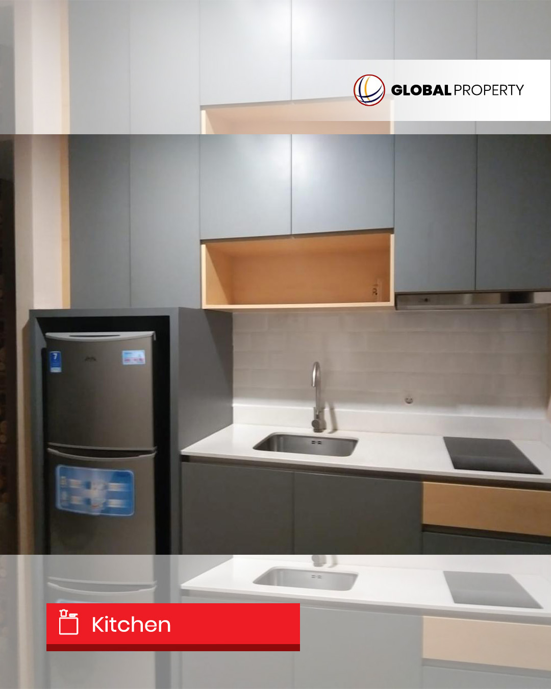 Kitchen set Dijual 1.45milyar, 2 Bedroom, Fully Furnished, Low Floor, Taman Anggrek Residences