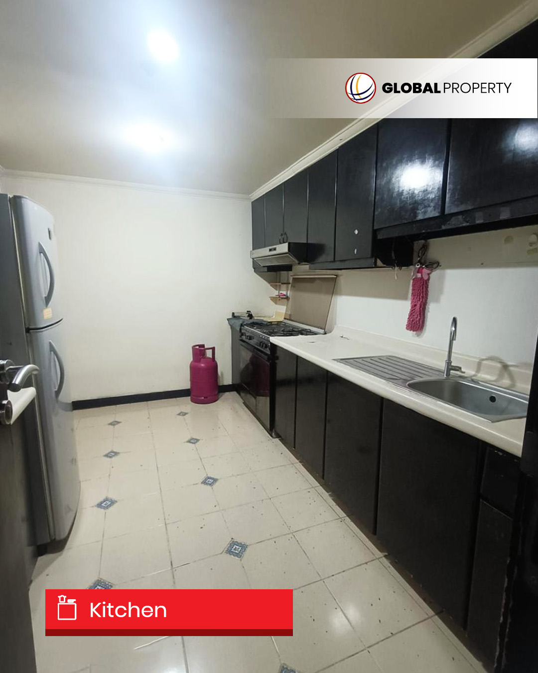 Kitchen set Dijual 2.2M, Fully Furnished 3 Bedrooms, Middle Floor, Taman Anggrek Condominium