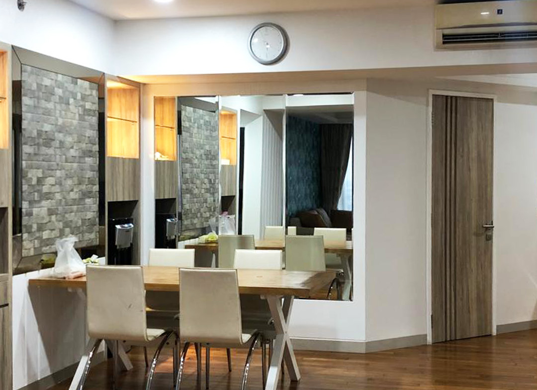 Disewa 185jt, Fully Furnished, 2 Bedroom, Low Floor, Taman Anggrek Condominium, West Jakarta