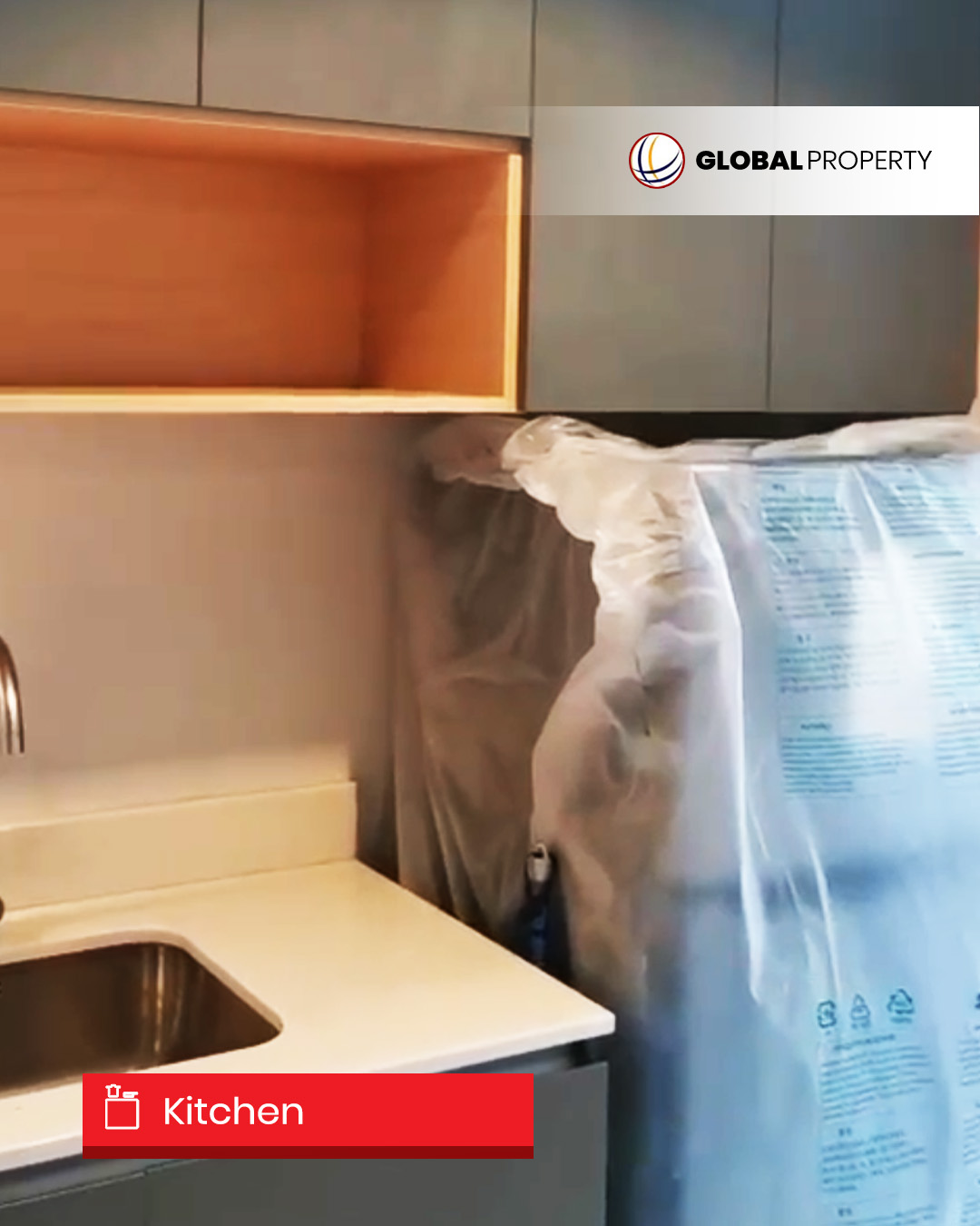 2 Kitchen set Disewa 110jt Fully Furnished, 2 Bedroom 50m2, High Floor, Taman Anggrek Residences