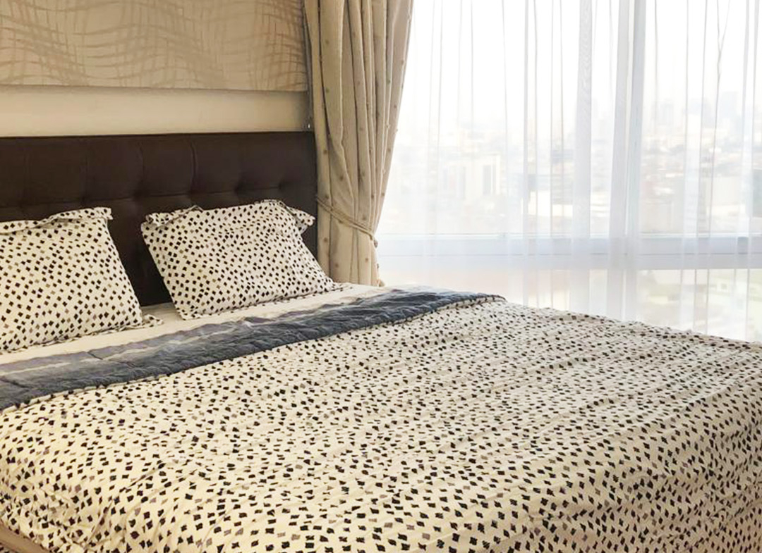 Disewa 185jt, Fully Furnished, 2 Bedroom, Low Floor, Taman Anggrek Condominium, West Jakarta