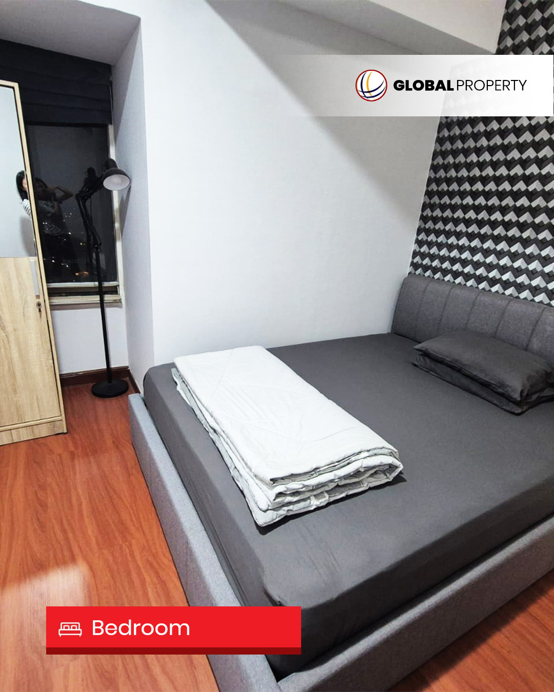 Bedrooms1 Disewa 145jt, Taman Anggrek Condominium 2 Bedroom, Fully Furnished, Middle Floor