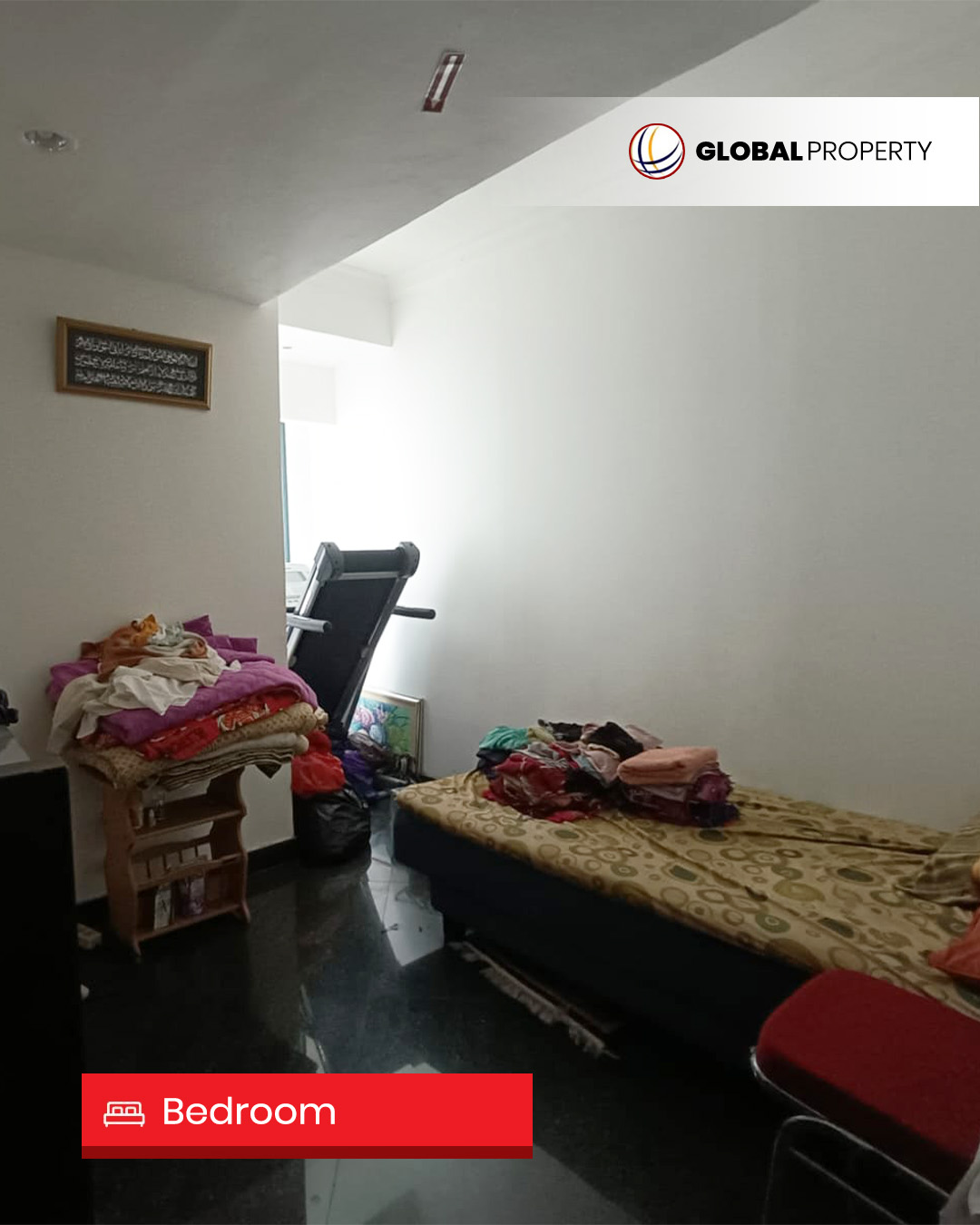 Bedrooms2 Dijual 2.5M, Fully Furnished, 3 Bedroom, Low Floor, Taman Anggrek Condominium