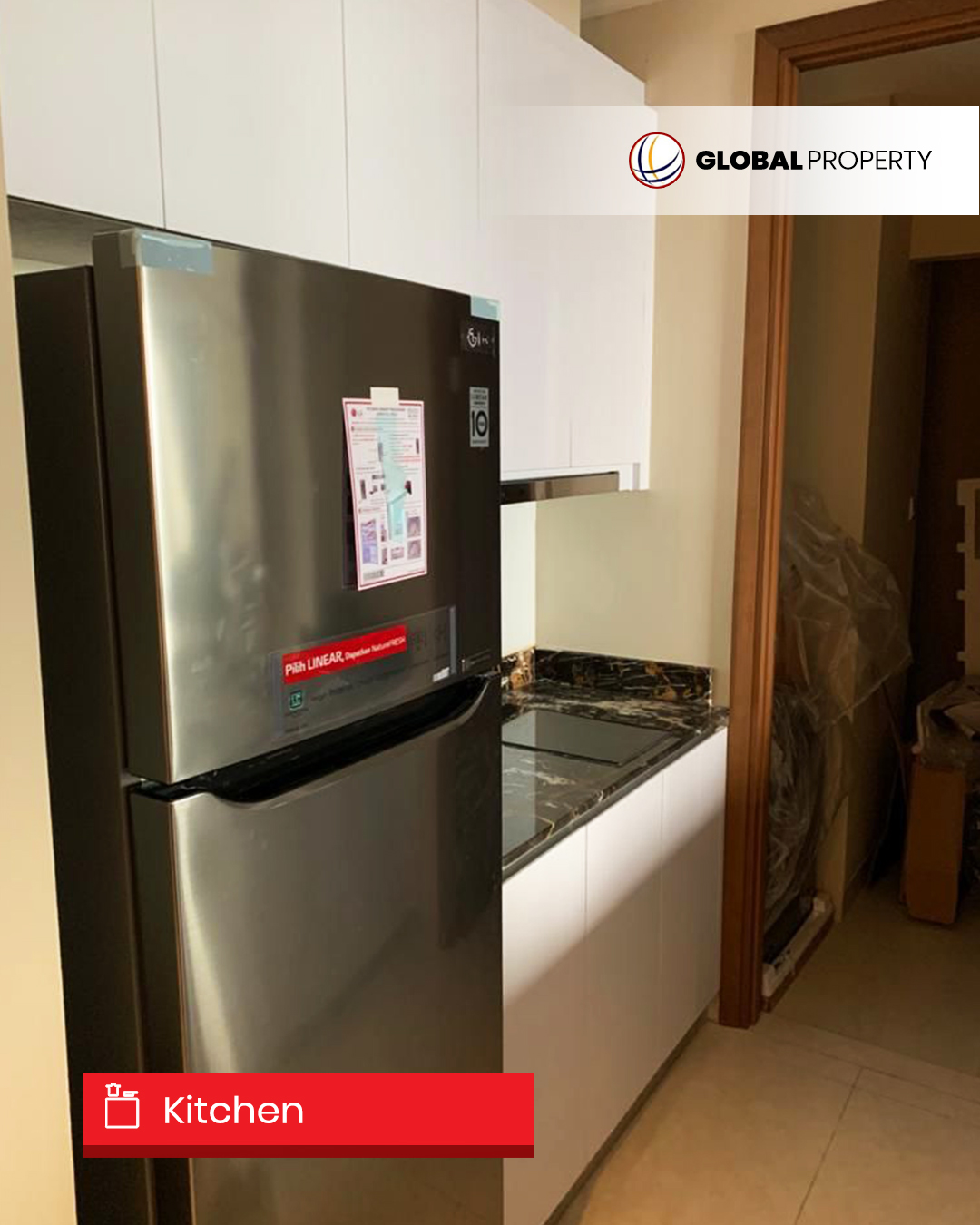 Kitchen set Dijual 2.8 milyar, Fully Furnished 2 Bedroom, Taman Anggrek Residences, Pool View