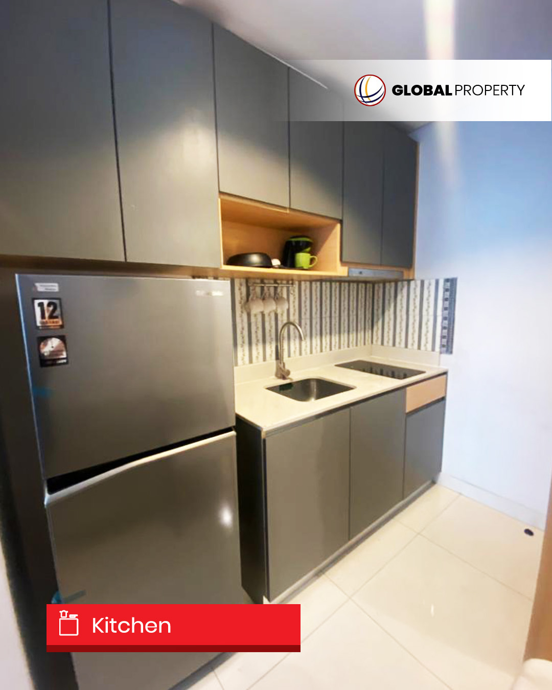 Disewa 80jt pertahun, Taman Anggrek Residences, Fully Furnished 2 Bedroom, Pool View