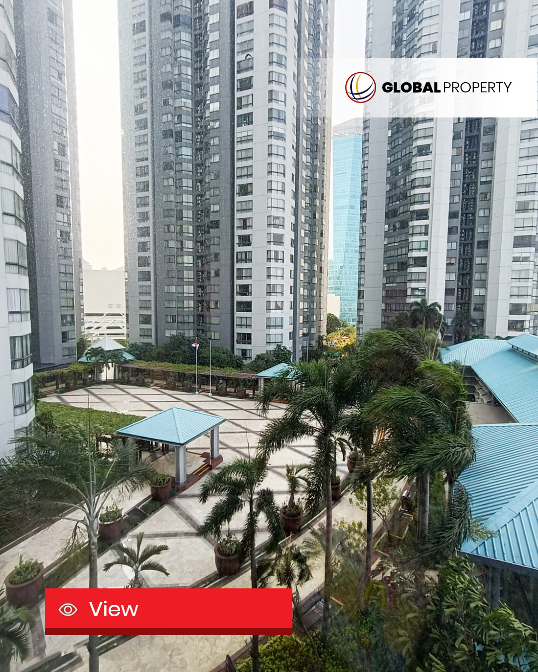 View Dijual 2.5M, Fully Furnished, 3 Bedroom, Low Floor, Taman Anggrek Condominium