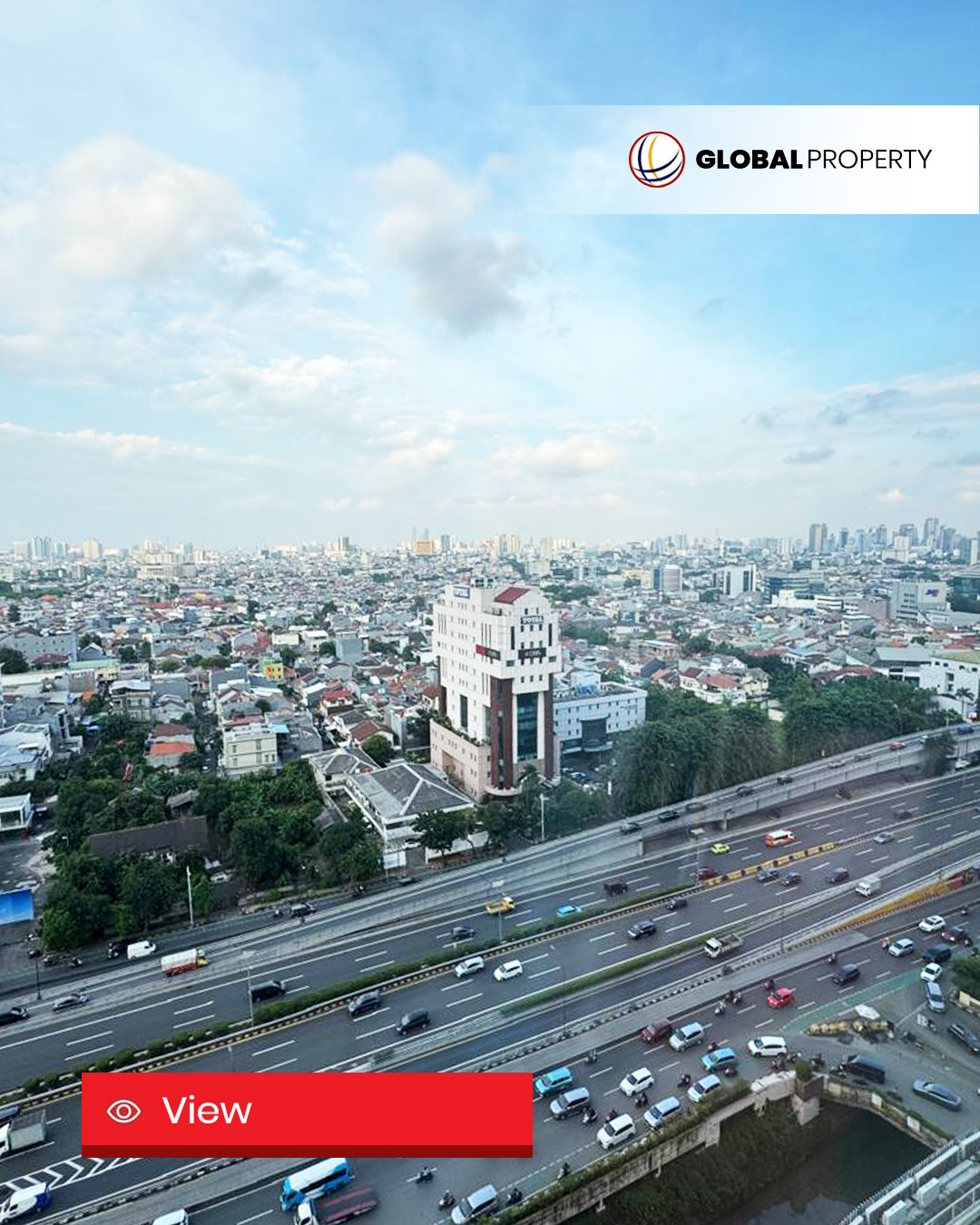 View Disewa 185jt, Fully Furnished, 2 Bedroom, Low Floor, Taman Anggrek Condominium, West Jakarta