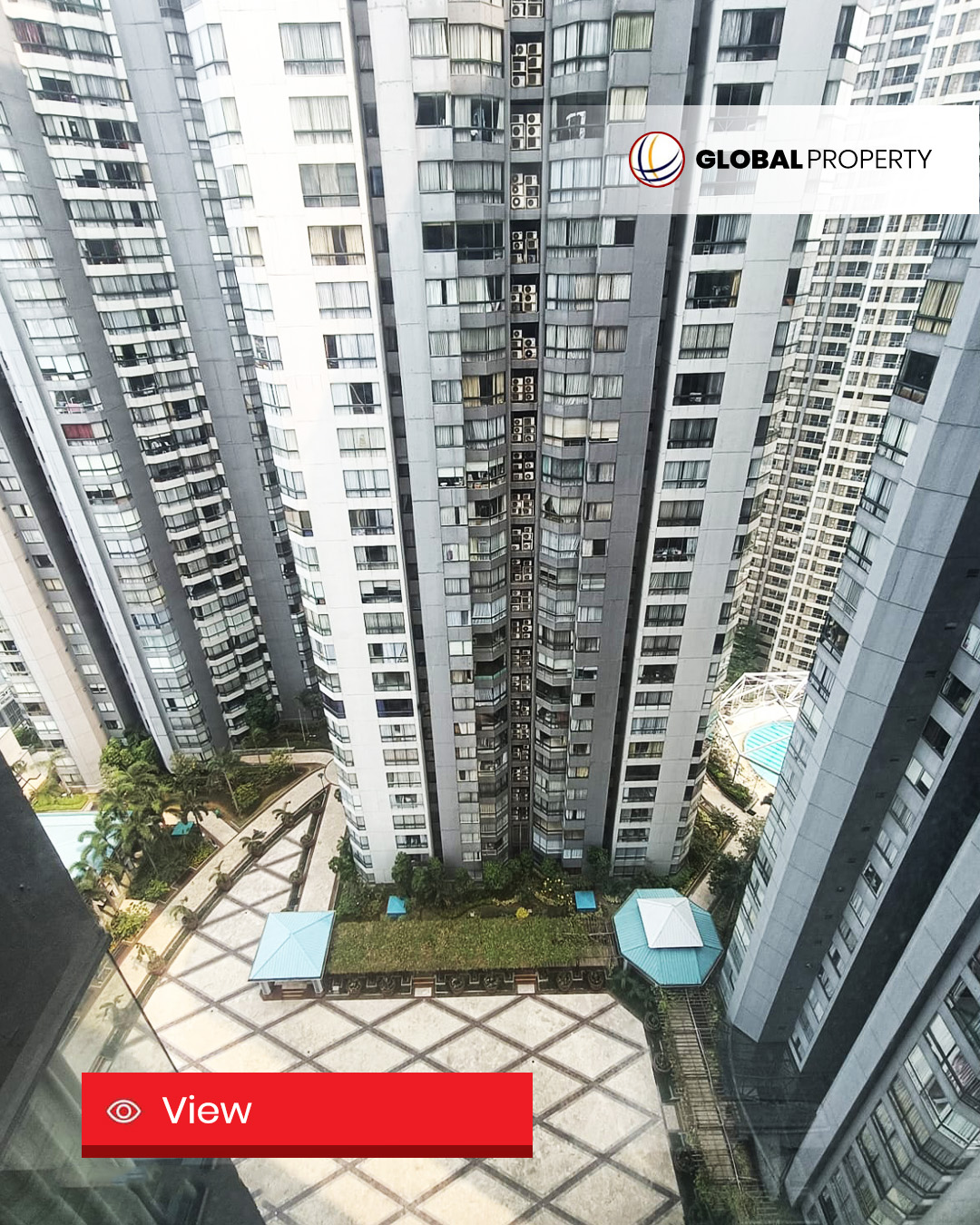 Disewa 90jt, Fully Furnished, 2 Bedroom, High Floor, Taman Anggrek Condominium