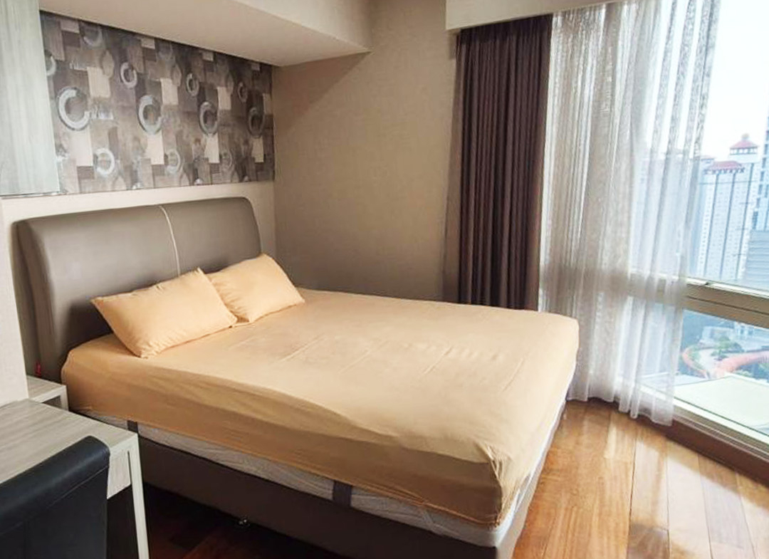 Disewa 146jt, Taman Anggrek Condominium, Fully Furnished, 2 Bedroom 88m2, Middle Floor