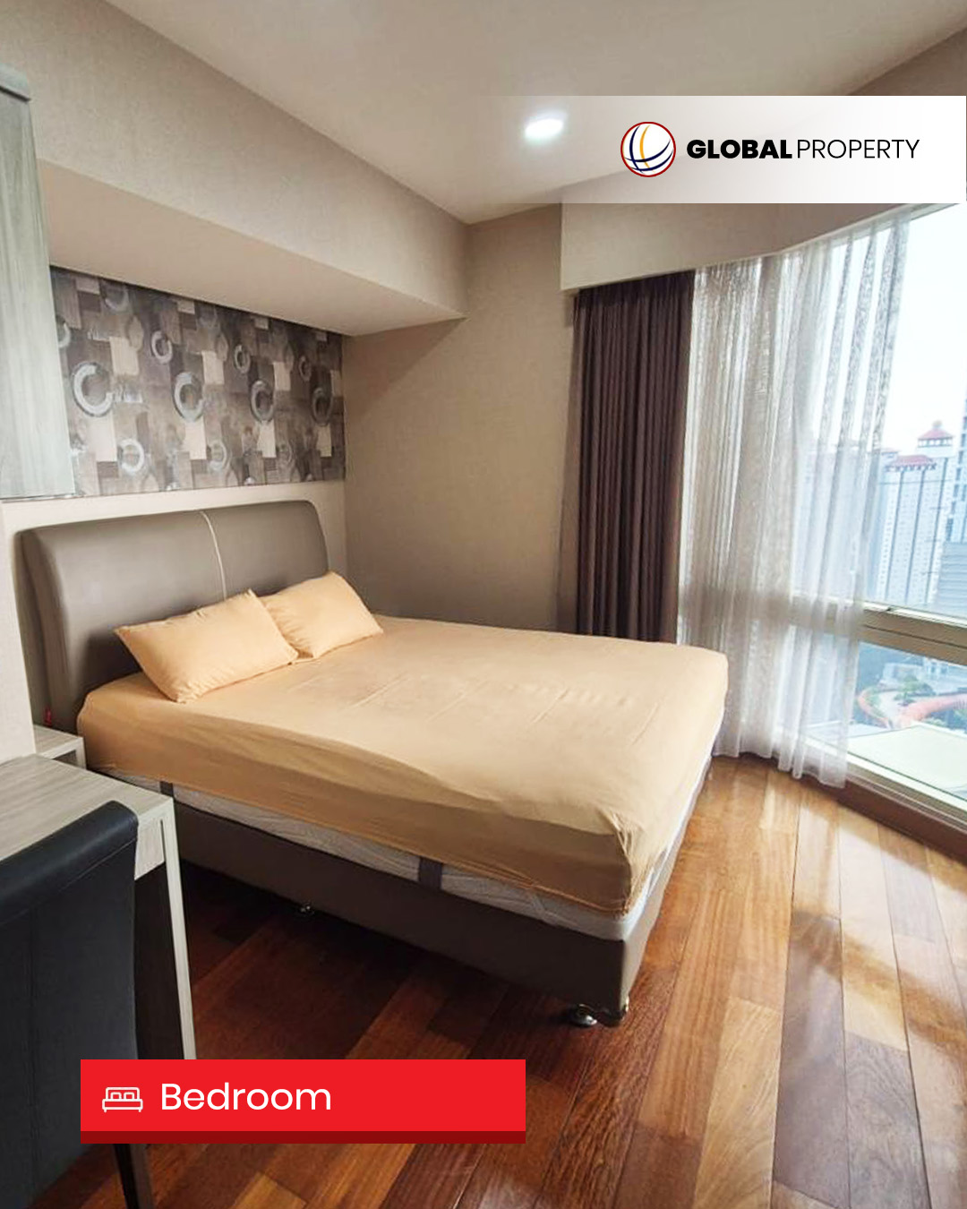 2 Bedrooms1 Disewa 146jt, Taman Anggrek Condominium, Fully Furnished, 2 Bedroom 88m2, Middle Floor