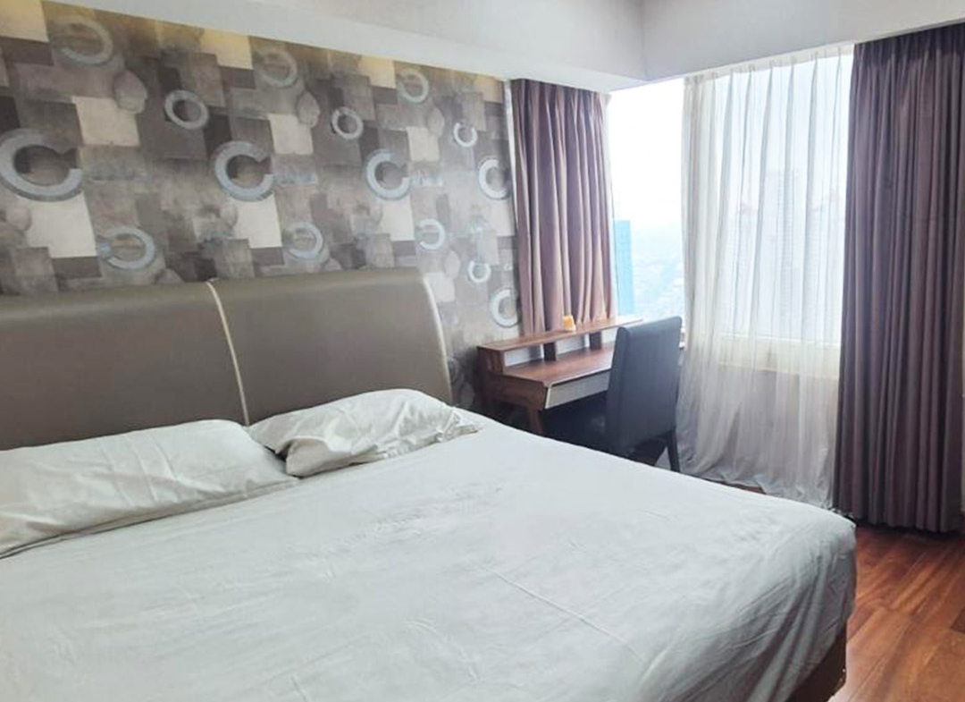 Disewa 146jt, Taman Anggrek Condominium, Fully Furnished, 2 Bedroom 88m2, Middle Floor