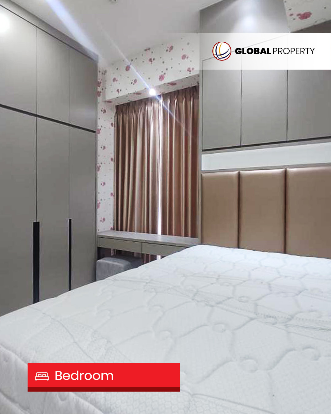Bedrooms1 Dijual 4 Milyar, Fully Furnished, 3 Bedroom, Middle Floor at Taman Anggrek Residences
