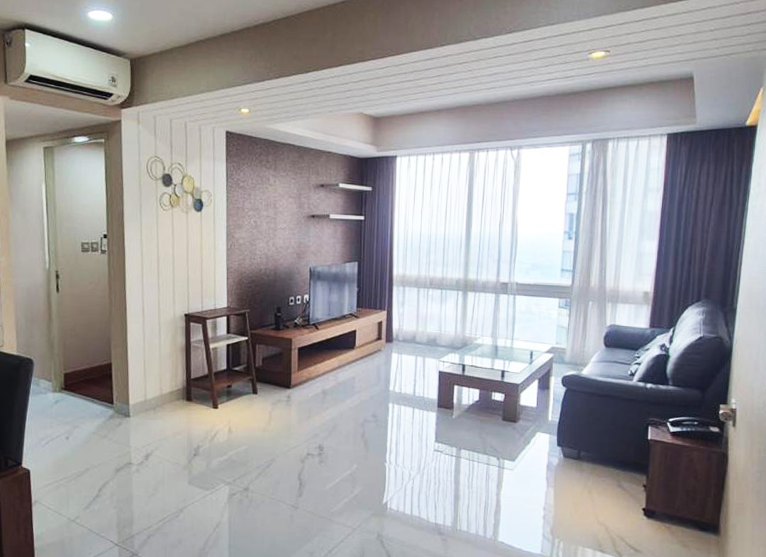 Disewa 146jt, Taman Anggrek Condominium, Fully Furnished, 2 Bedroom 88m2, Middle Floor